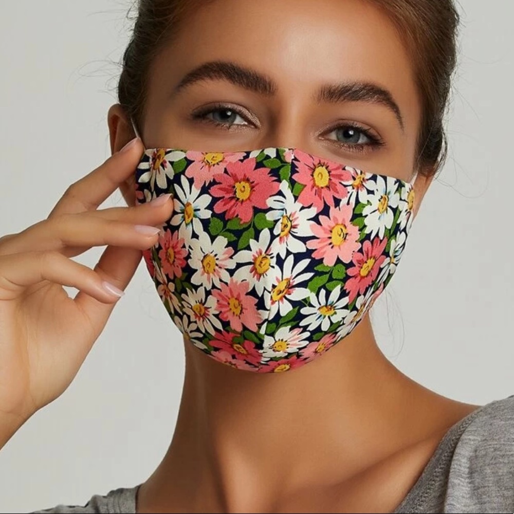 Flower Pattern Face Mask